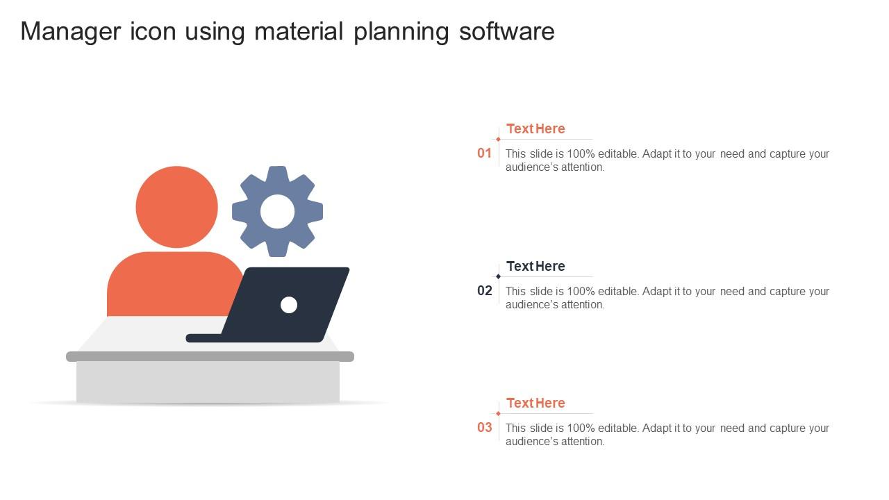 Manager Icon Using Material Planning Software Slide01