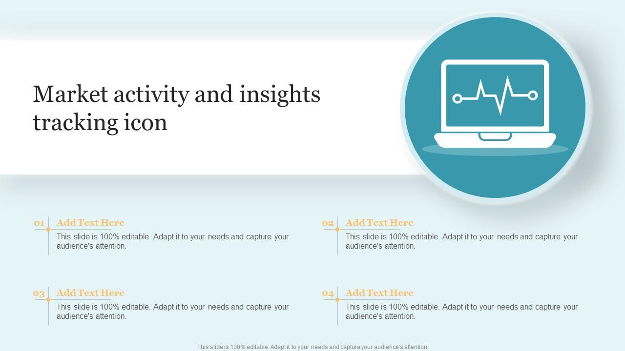 Market Activity And Insights Tracking Icon Slide01