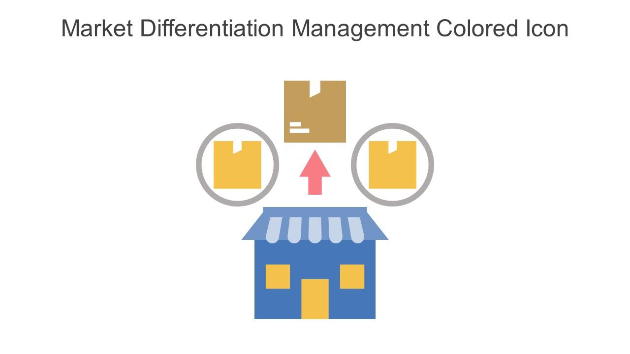 Market Differentiation Management Colored Icon In Powerpoint Pptx Png And Editable Eps Format Slide01