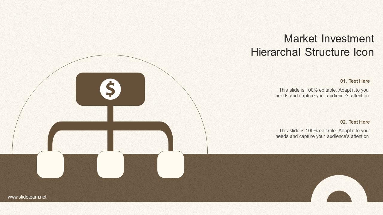 Market Investment Hierarchal Structure Icon Slide01