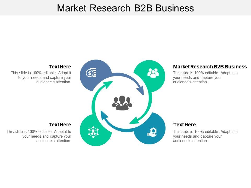 Market research b2b business ppt powerpoint presentation styles icon cpb Slide01