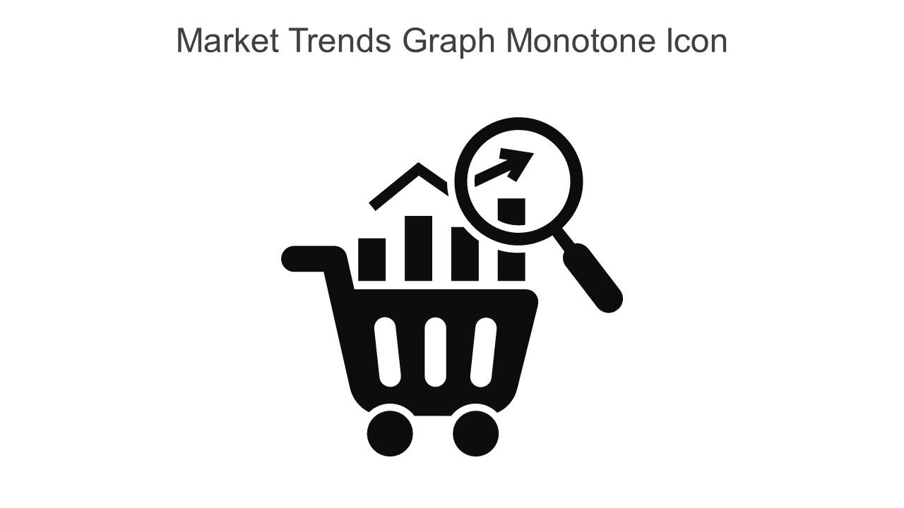 Market Trends Graph Monotone Icon In Powerpoint Pptx Png And Editable Eps Format Slide01