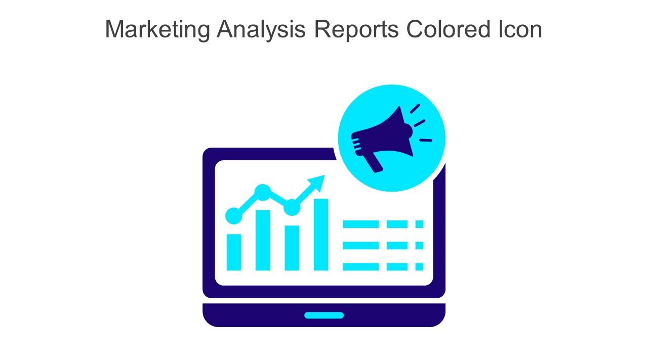 Marketing Analysis Reports Colored Icon In Powerpoint Pptx Png And Editable Eps Format