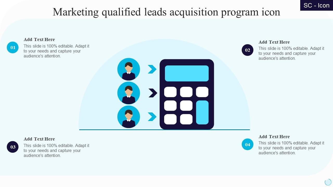 Marketing Qualified Leads Acquisition Program Icon Slide01