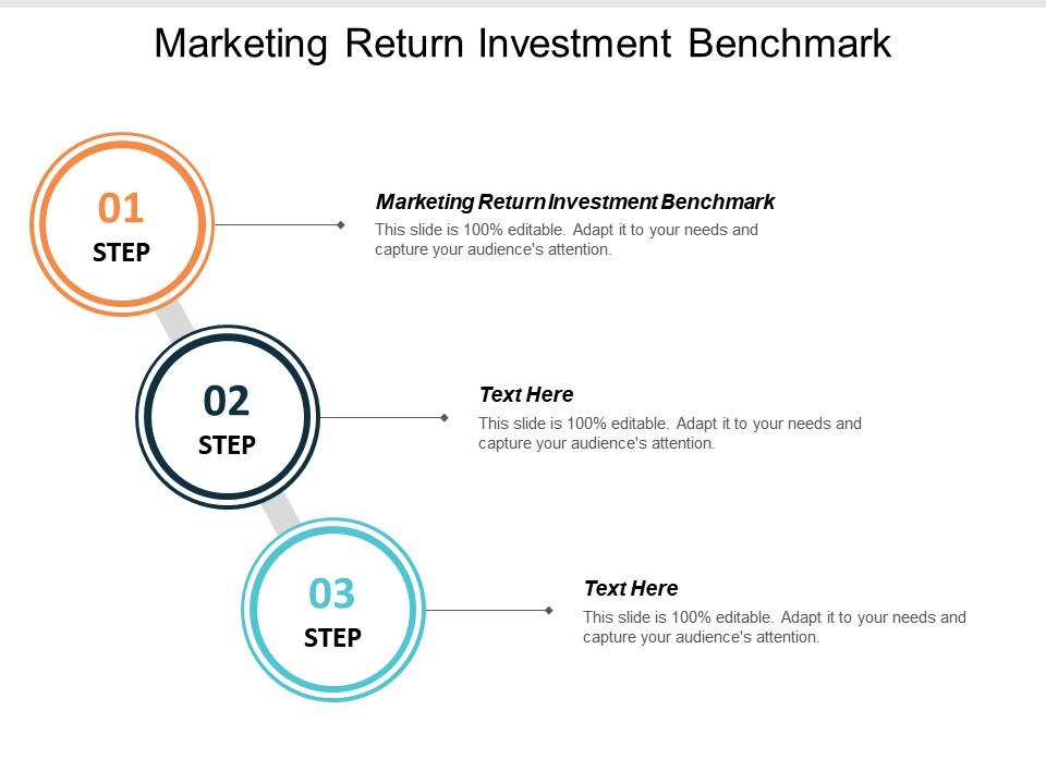 Marketing return investment benchmark ppt powerpoint presentation icon structure cpb Slide01