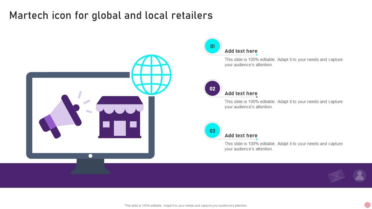 Martech Icon For Global And Local Retailers