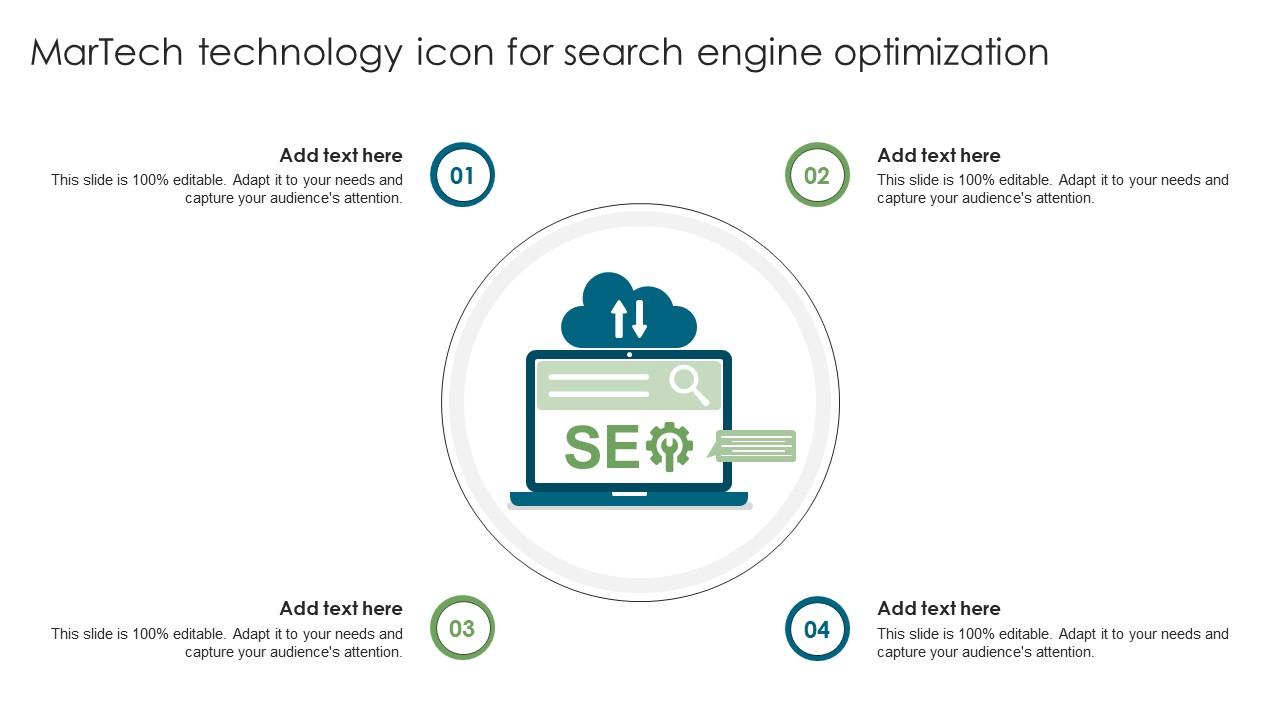 MarTech Technology Icon For Search Engine Optimization