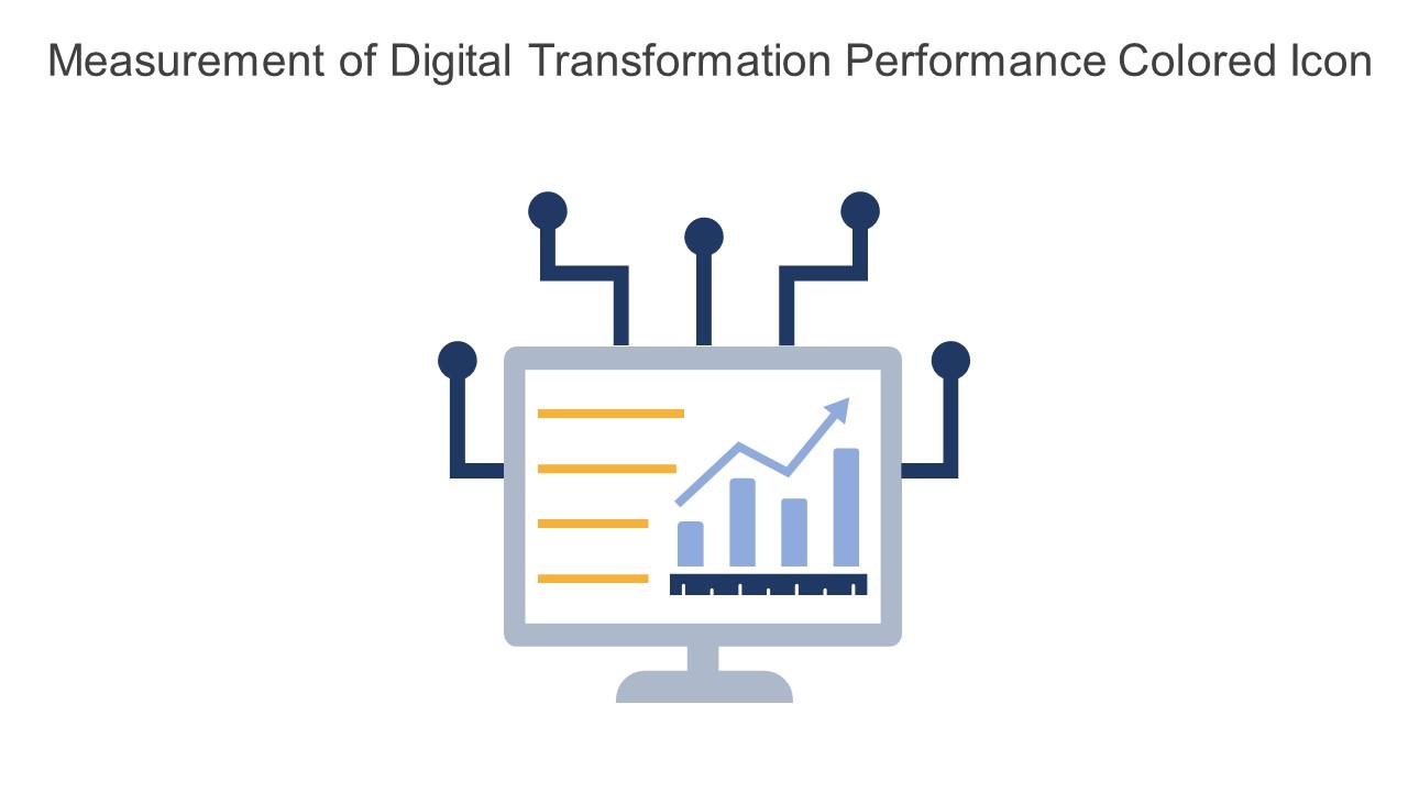 Measurement Of Digital Transformation Performance Colored Icon In Powerpoint Pptx Png And Editable Eps Format