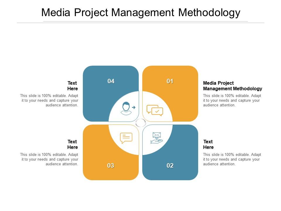 Media project management methodology ppt powerpoint icon cpb Slide01