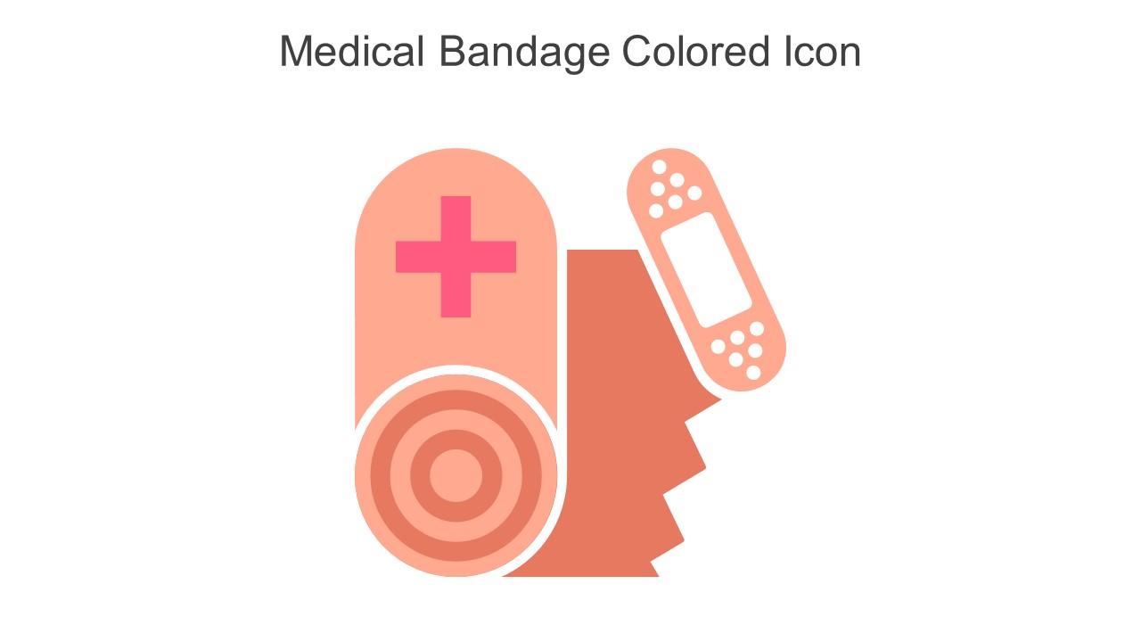Medical Bandage Colored Icon In Powerpoint Pptx Png And Editable Eps Format Slide01