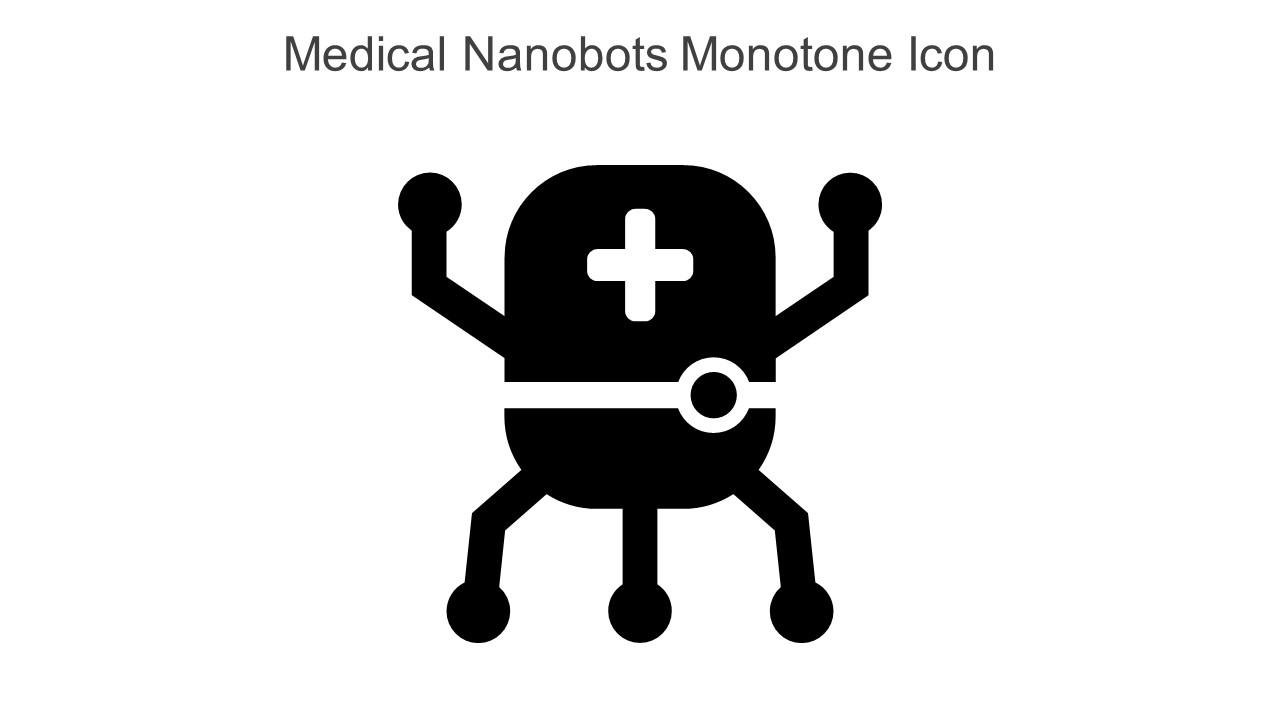 Medical Nanobots Monotone Icon In Powerpoint Pptx Png And Editable Eps Format Slide01