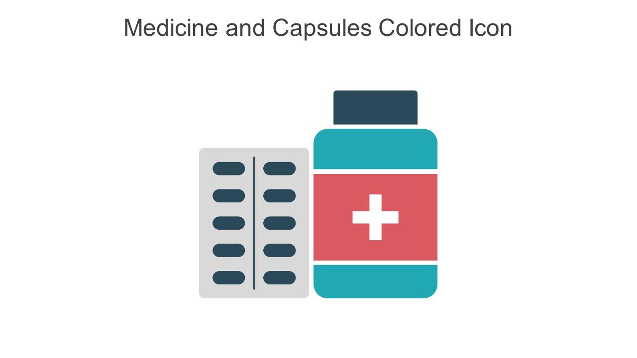 Medicine And Capsules Colored Icon In Powerpoint Pptx Png And Editable Eps Format Slide01
