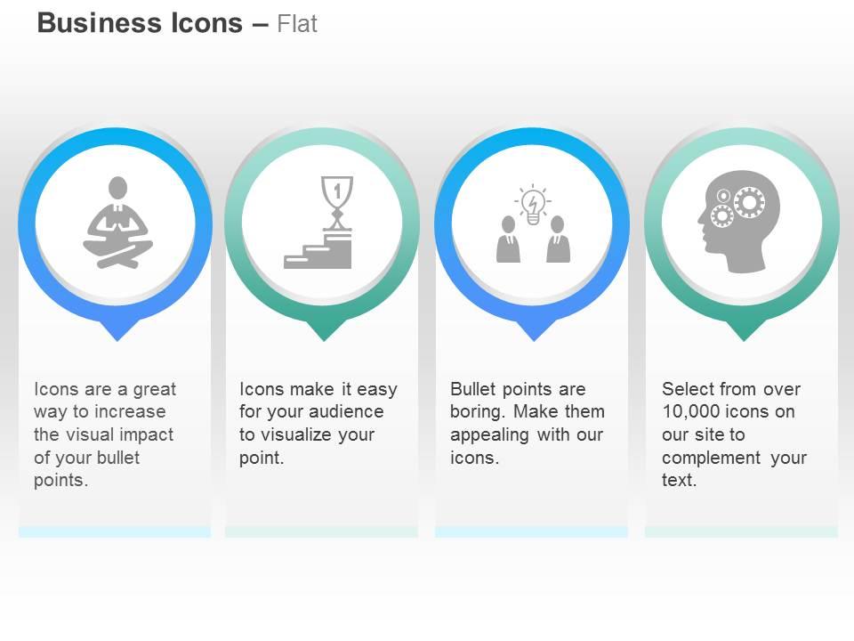 Meditation success path sharing process control ppt icons graphics Slide01