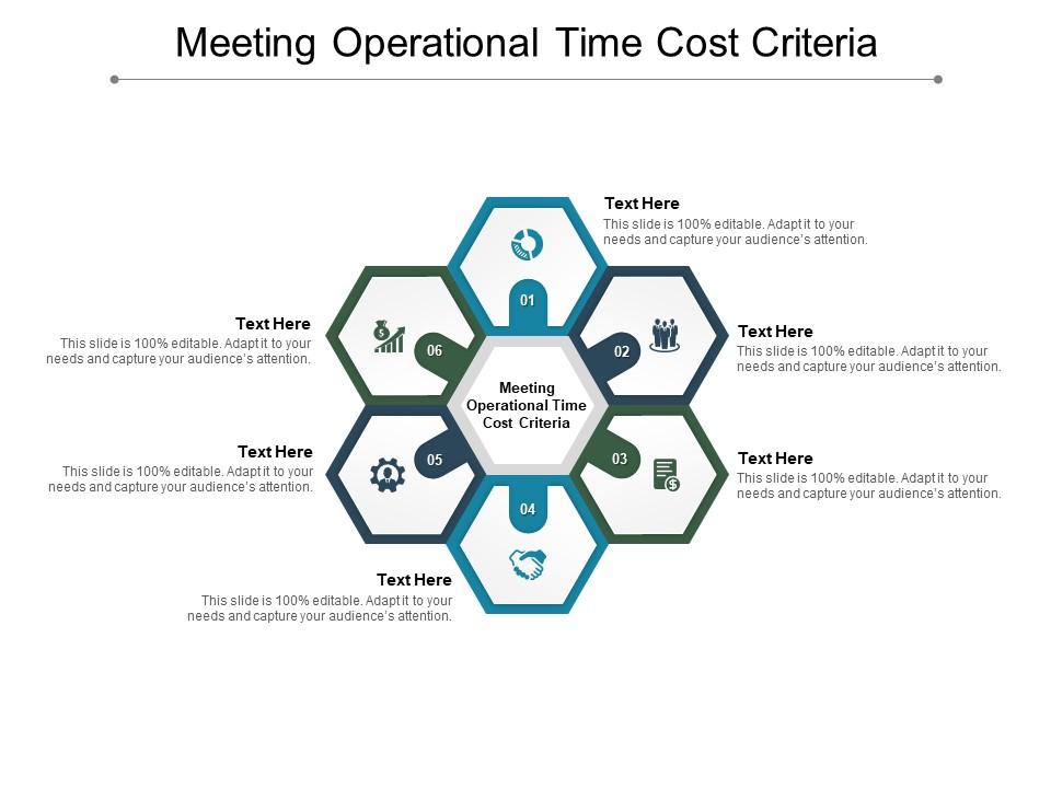 Meeting operational time cost criteria ppt powerpoint presentation icon example topics cpb Slide01
