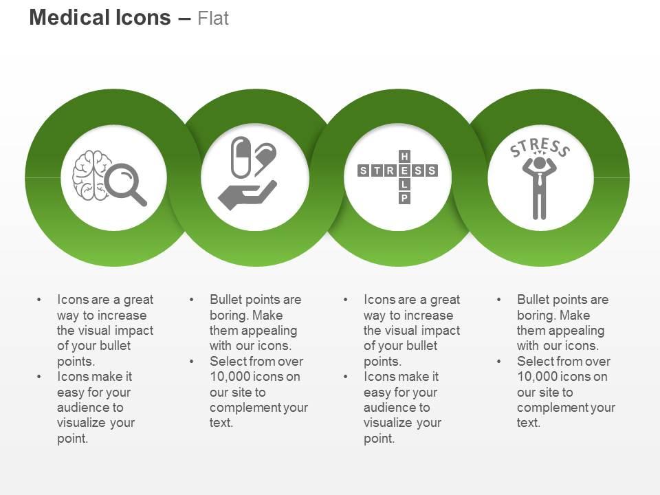 Mental health medicine stress management ppt icons graphics Slide01