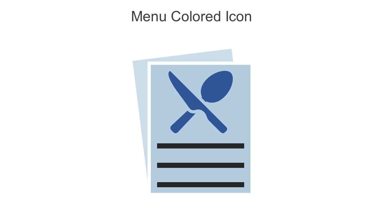 Menu Colored Icon In Powerpoint Pptx Png And Editable Eps Format Slide01