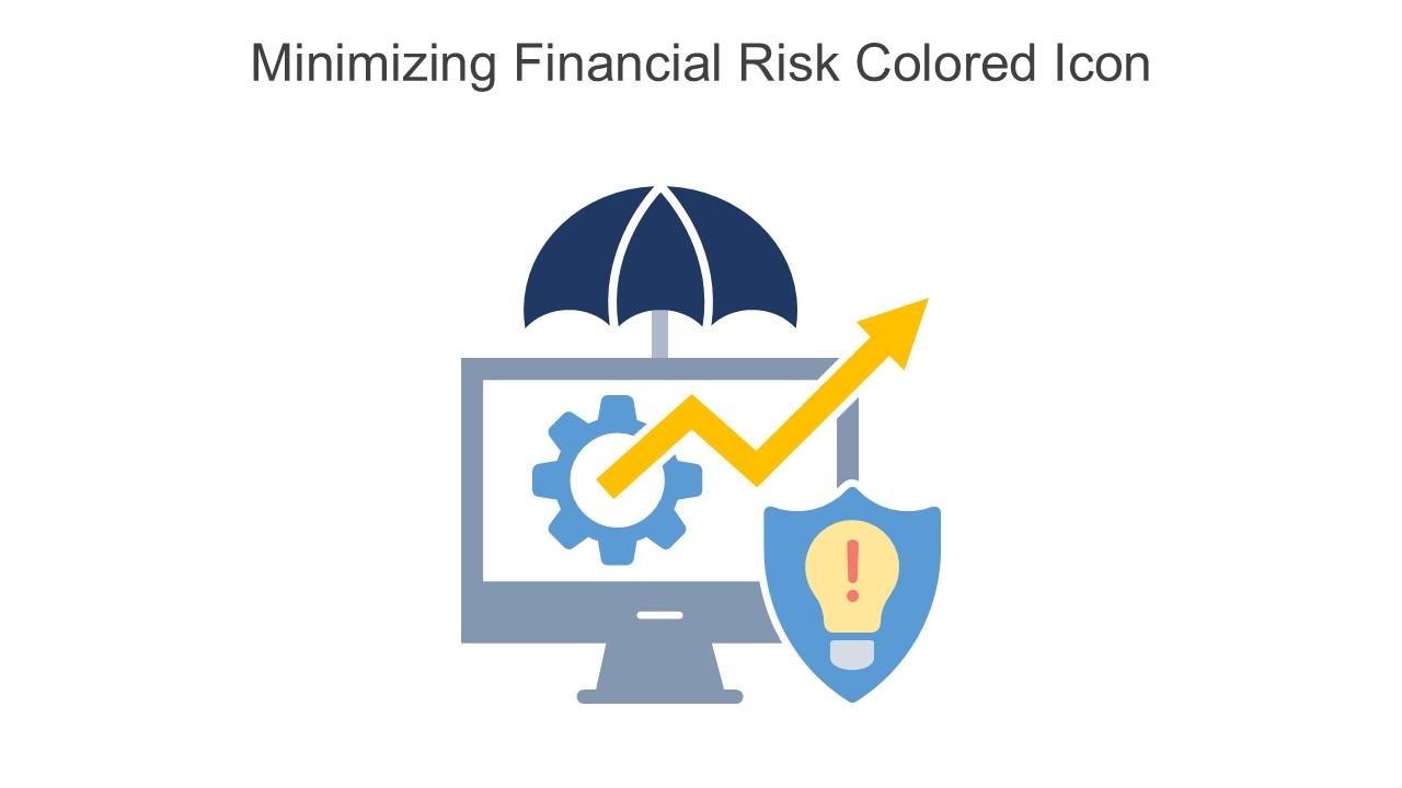 Minimizing Financial Risk Colored Icon In Powerpoint Pptx Png And Editable Eps Format