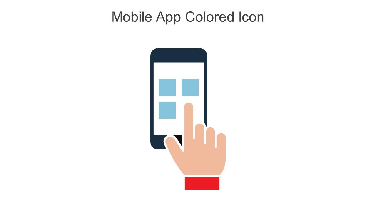 Mobile App Colored Icon In Powerpoint Pptx Png And Editable Eps Format Slide01