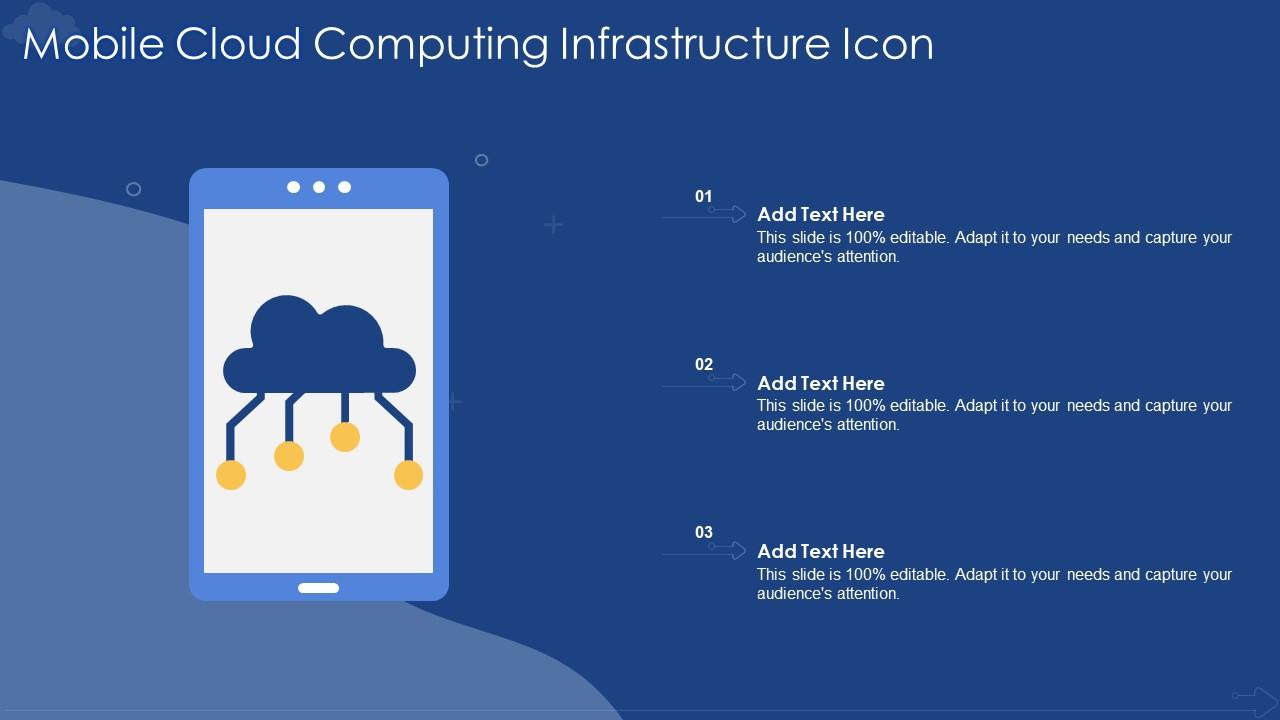 Mobile Cloud Computing Infrastructure Icon Slide01