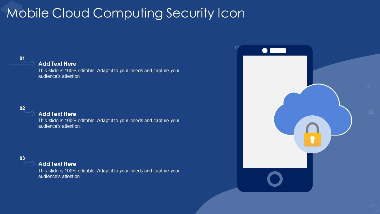 Mobile Cloud Computing Security Icon Slide01