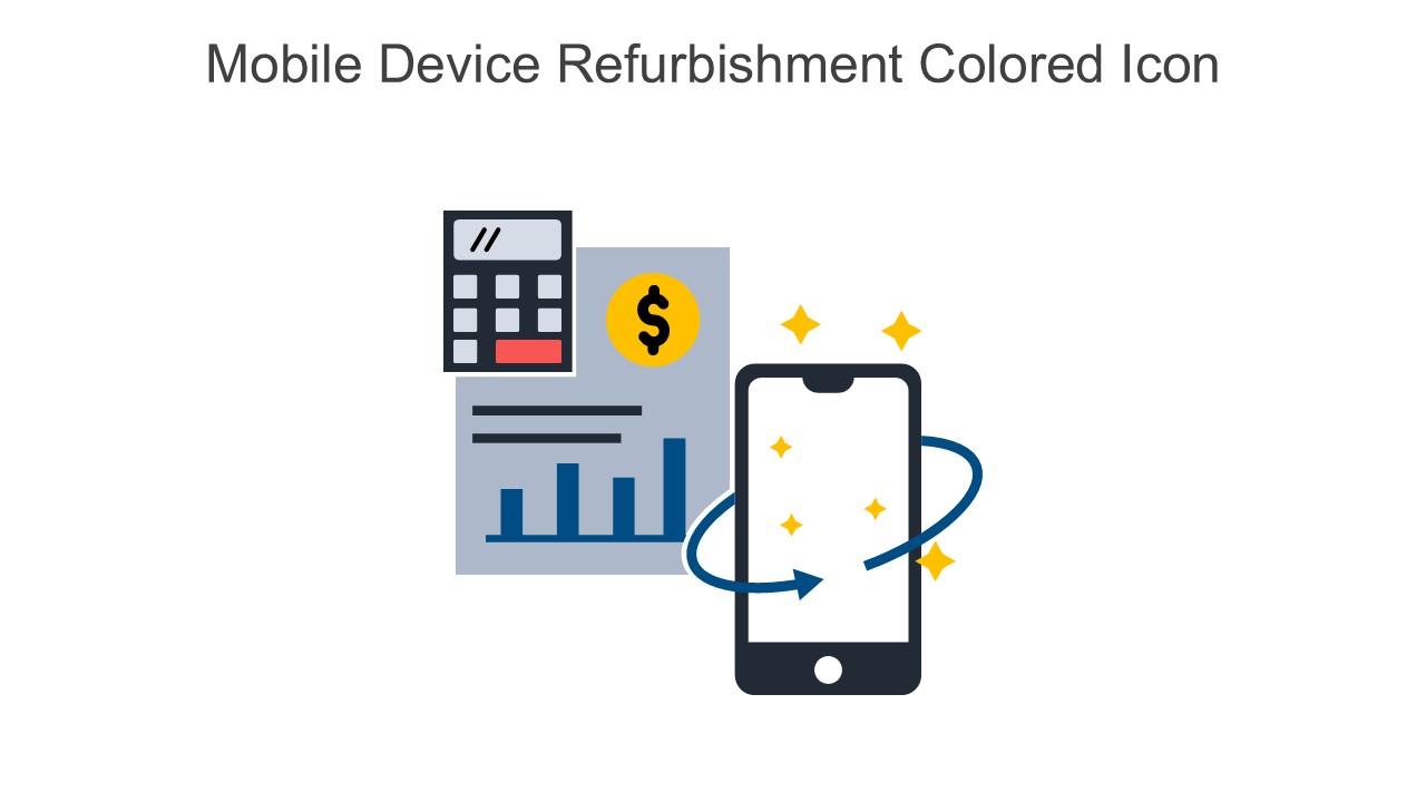 Mobile Device Refurbishment Colored Icon In Powerpoint Pptx Png And Editable Eps Format