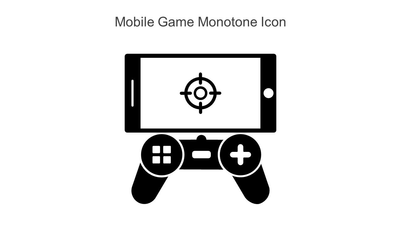 Mobile Game Monotone Icon Slide01