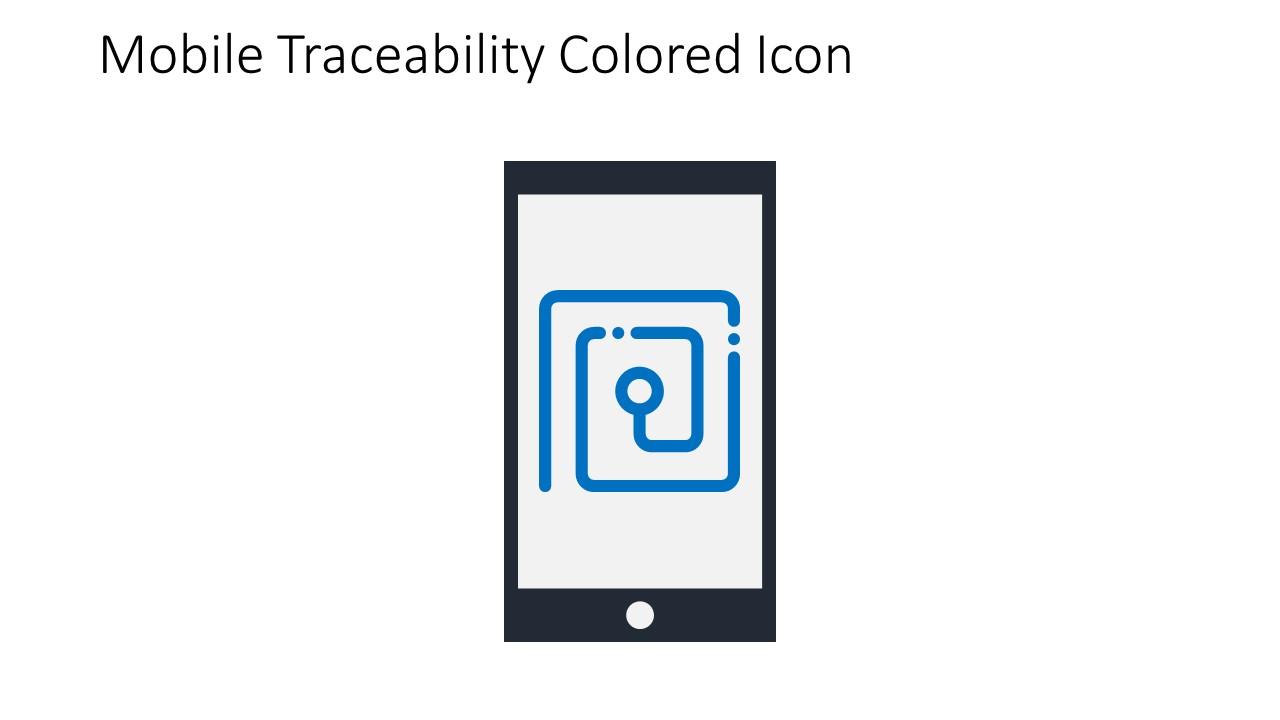 Mobile Traceability Colored Icon In Powerpoint Pptx Png And Editable Eps Format Slide01