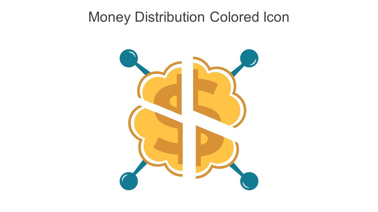 Money Distribution Colored Icon In Powerpoint Pptx Png And Editable Eps Format