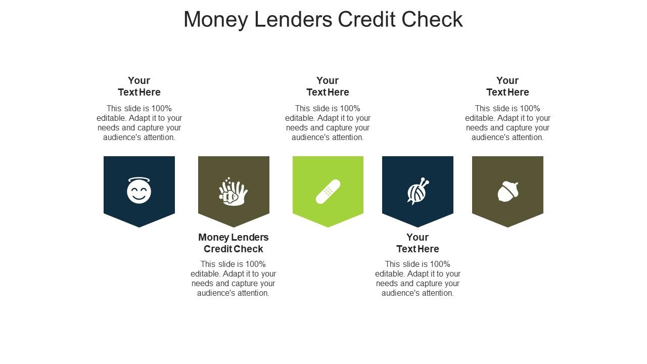 Money lenders credit check ppt powerpoint presentation icon slide portrait cpb Slide01