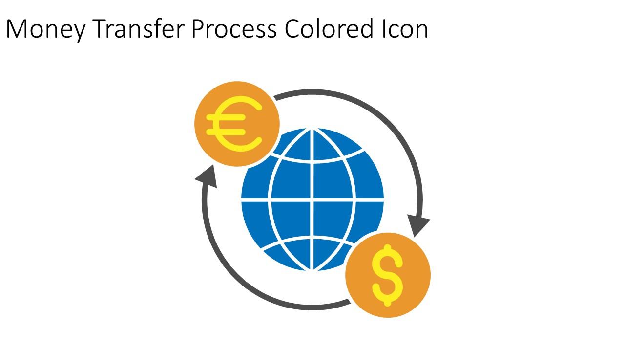 Money Transfer Process Colored Icon In Powerpoint Pptx Png And Editable Eps Format Slide01
