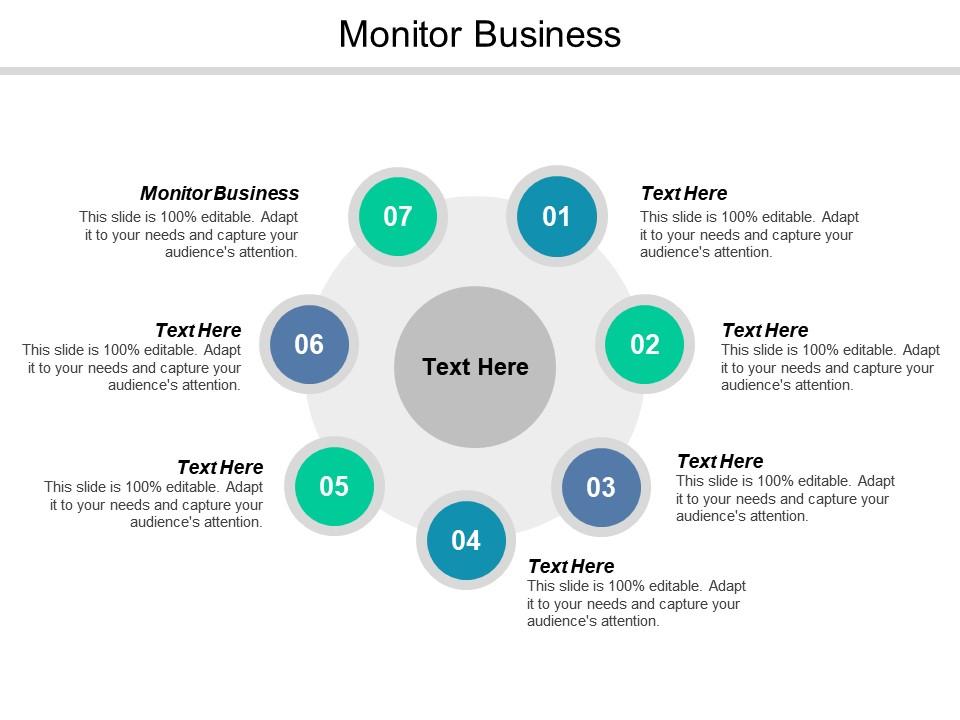 Monitor business ppt powerpoint presentation icon graphics example cpb Slide01