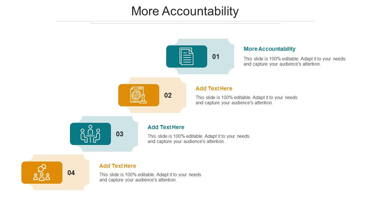 More Accountability Ppt PowerPoint Presentation Layouts Icons Cpb Slide01