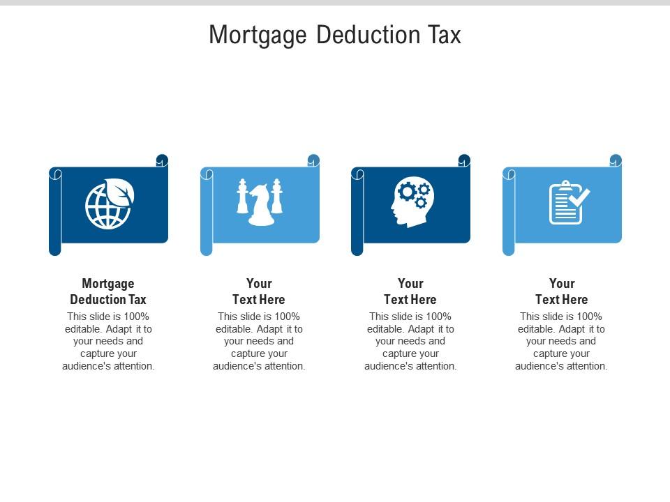 Mortgage deduction tax ppt powerpoint presentation icon example file cpb Slide01