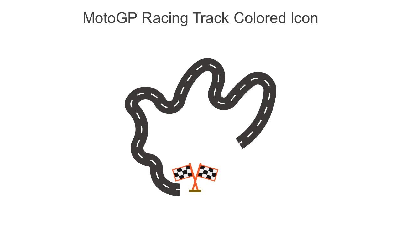 MotoGP Racing Track Colored Icon In Powerpoint Pptx Png And Editable Eps Format Slide01
