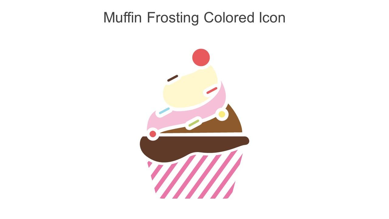Muffin Frosting Colored Icon In Powerpoint Pptx Png And Editable Eps Format Slide01