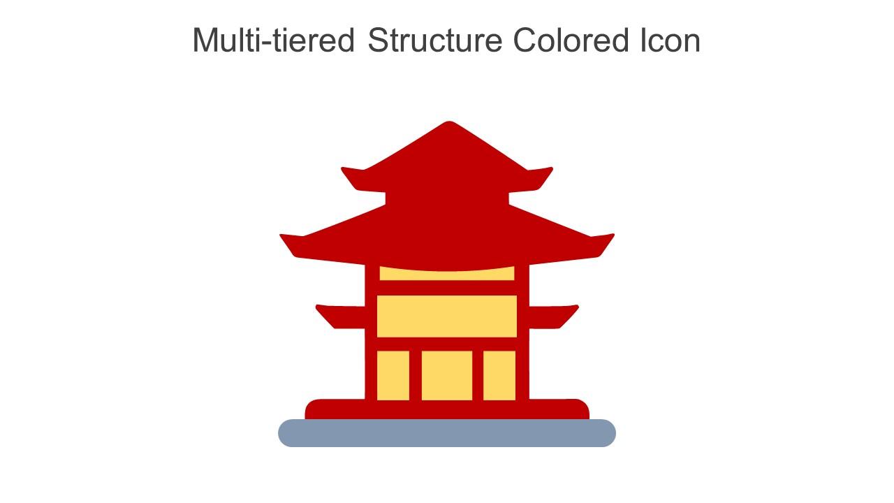 Multi Tiered Structure Colored Icon In Powerpoint Pptx Png And Editable Eps Format