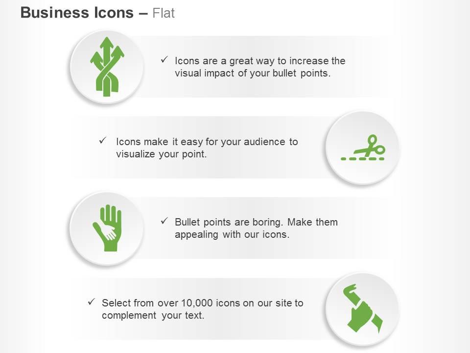 Multiple process flow child hand on adult hand ppt icons graphics Slide01