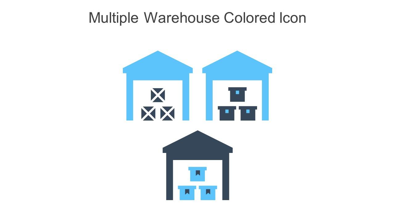 Multiple Warehouse Colored Icon In Powerpoint Pptx Png And Editable Eps Format Slide01