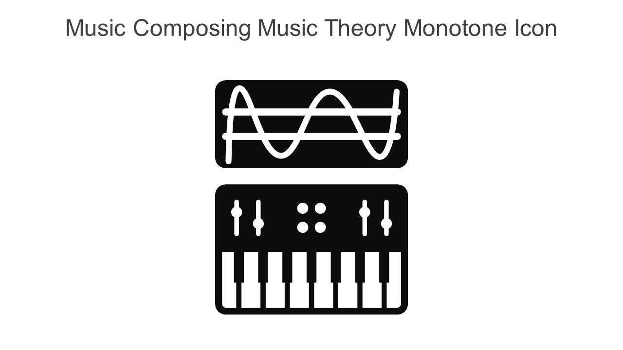 Music Composing Music Theory Monotone Icon In Powerpoint Pptx Png And Editable Eps Format