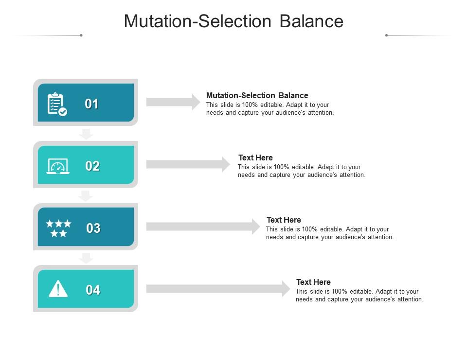 Mutation selection balance ppt powerpoint presentation icon graphic images cpb Slide01