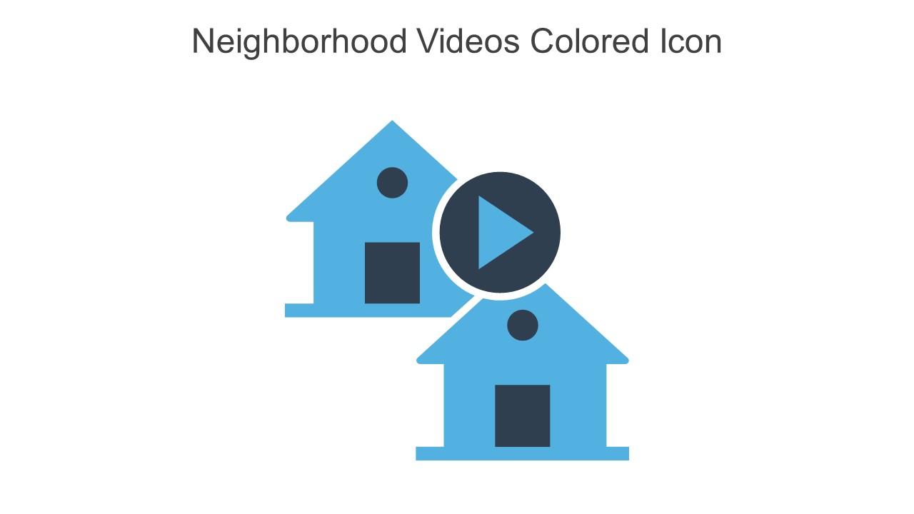 Neighborhood Videos Colored Icon In Powerpoint Pptx Png And Editable Eps Format Slide01