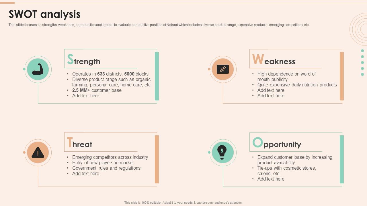 Netsurf Company Profile SWOT Analysis Ppt Powerpoint Presentation Icon Influencers Slide01