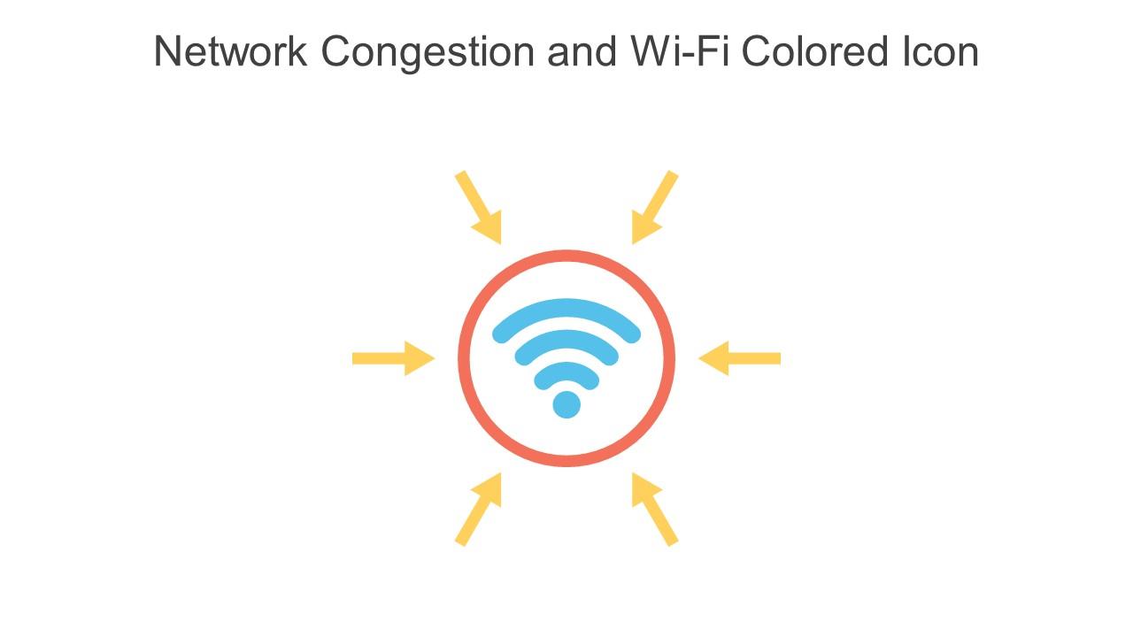 Network Congestion And Wi Fi Colored Icon In Powerpoint Pptx Png And Editable Eps Format Slide01