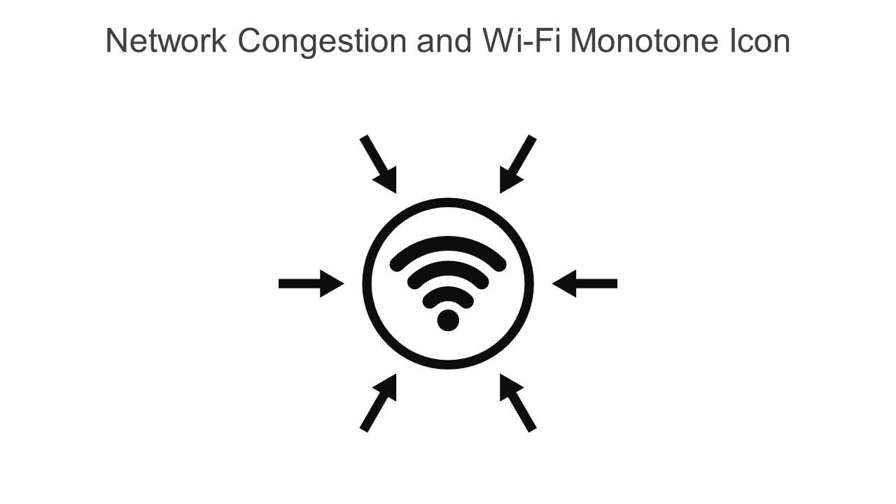Network Congestion And Wi Fi Monotone Icon In Powerpoint Pptx Png And Editable Eps Format Slide01