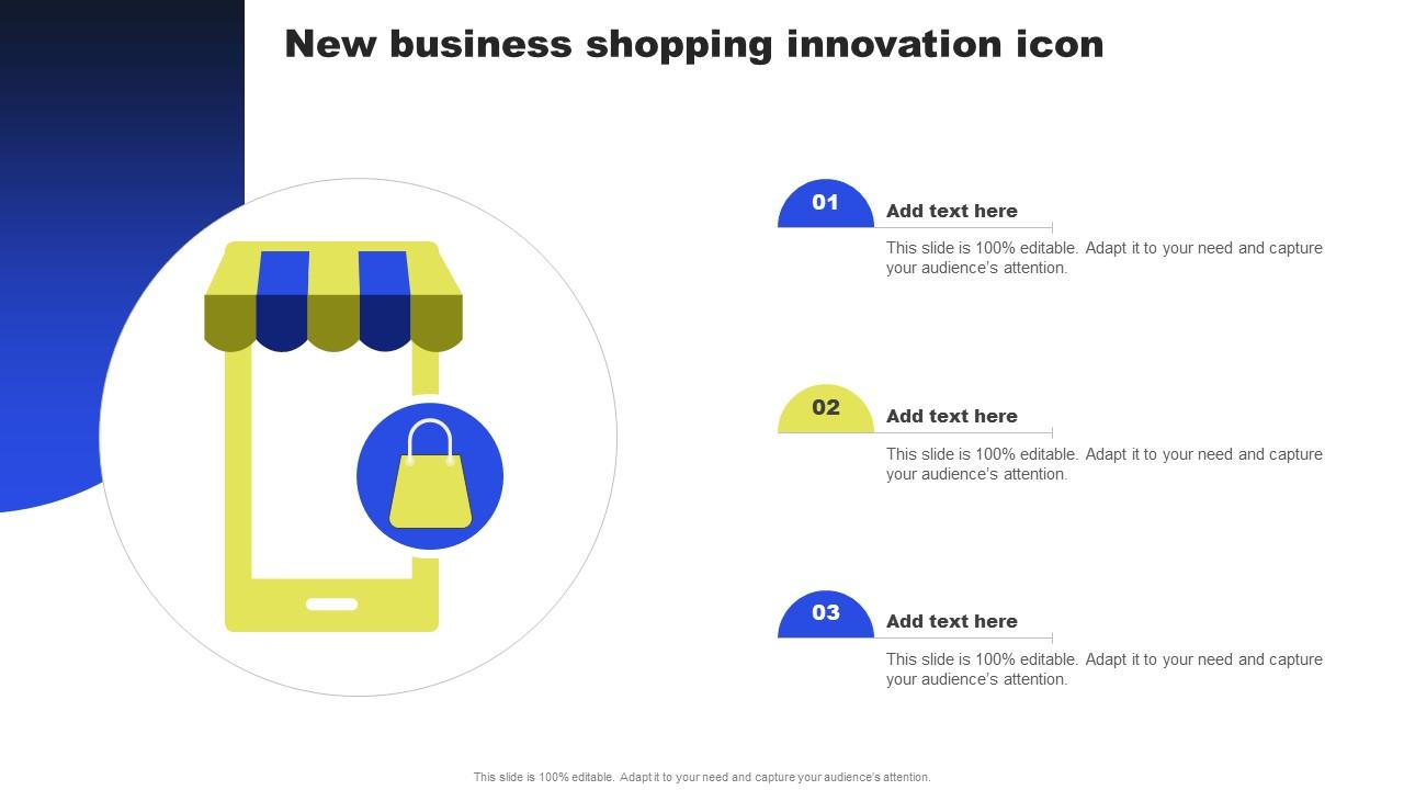 New Business Shopping Innovation Icon