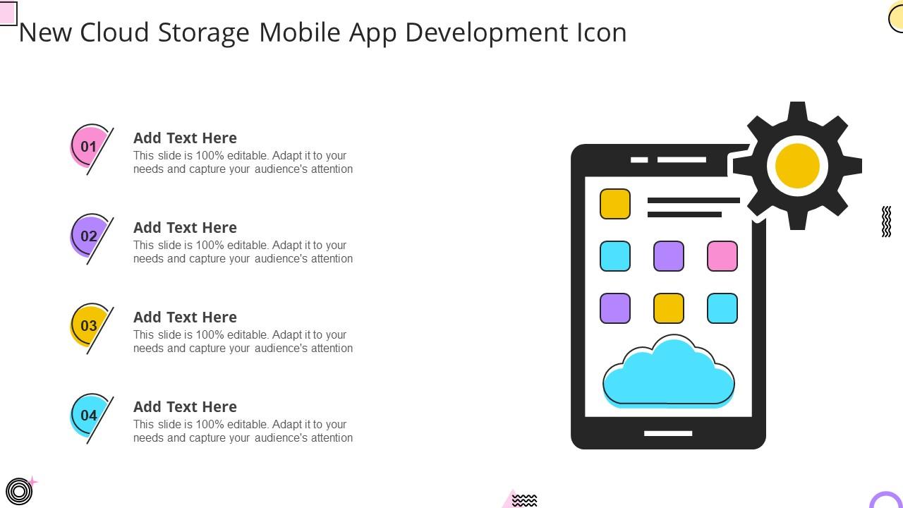 New Cloud Storage Mobile App Development Icon Slide01