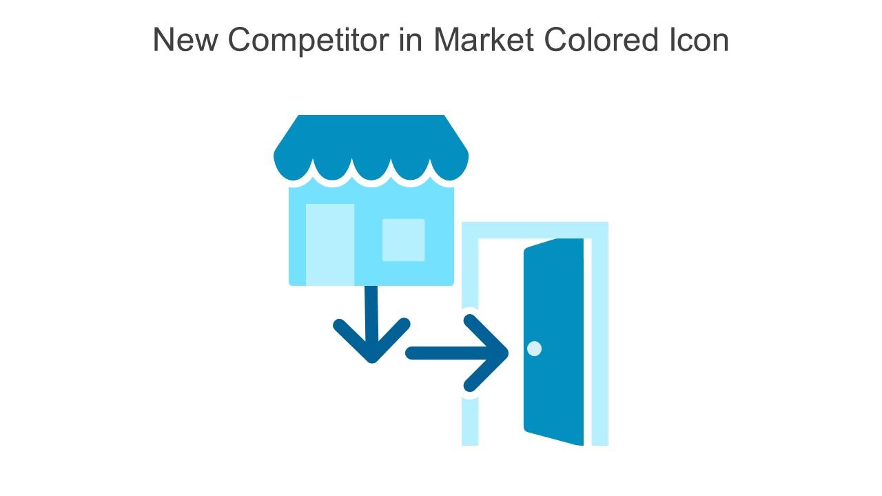 New Competitor In Market Colored Icon In Powerpoint Pptx Png And Editable Eps Format Slide01