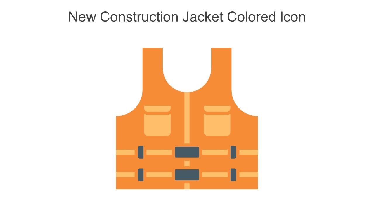 New Construction Jacket Colored Icon In Powerpoint Pptx Png And Editable Eps Format Slide01