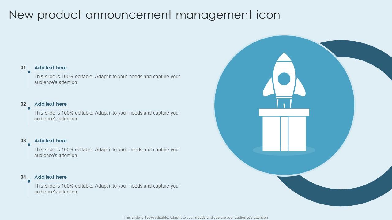 New Product Announcement Management Icon Slide01