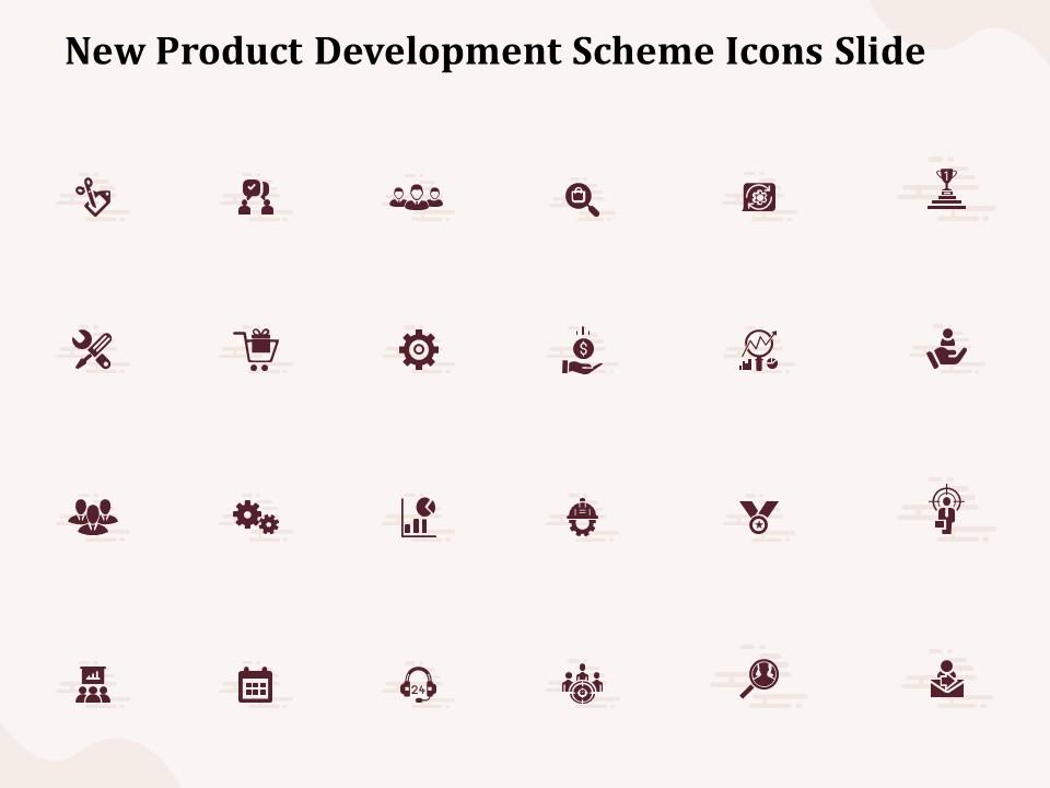 New product development scheme icons slide ppt powerpoint presentation professional icons Slide01